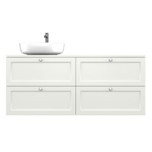 RUBINO | Signal white 120 | szafka wisząca pod umywalkę