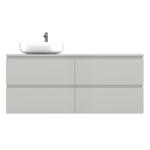 YUBI | Jasna szarość 120 | szafka wisząca pod umywalkę