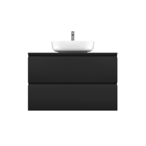 YUBI | Signal black 80 | szafka wisząca pod umywalkę