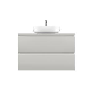YUBI | Jasna szarość 80 | szafka wisząca pod umywalkę
