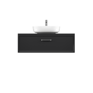 AURUM | Signal black 80 | szafka wisząca pod umywalkę