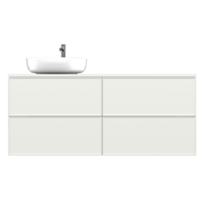 KONA | Signal white 120 | szafka wisząca pod umywalkę