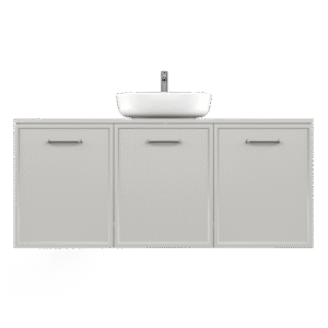 AURUM | Soft Grey 120x50 | szafka łazienkowa z drzwiczkami