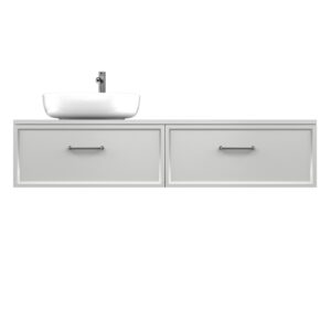 AURUM Soft Grey 120×25 szafka pod umywalkę z szufladami