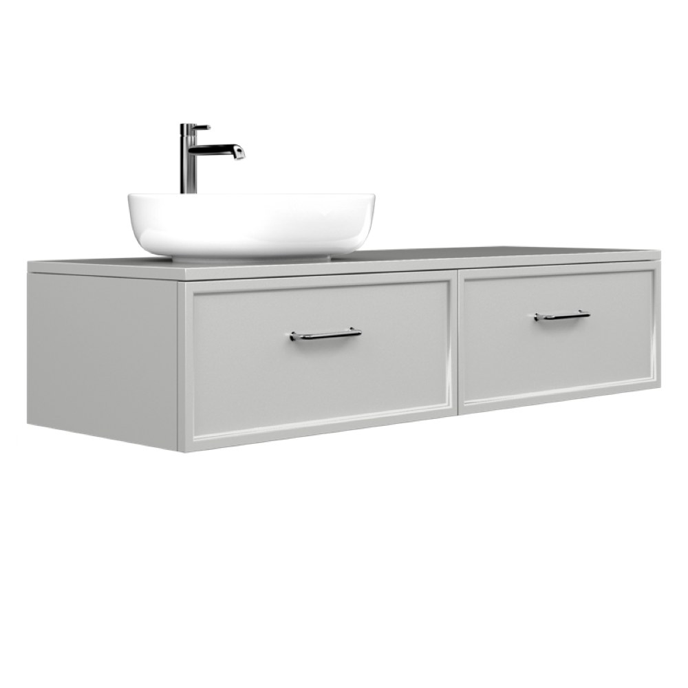 AURUM Soft Grey 120×25 szafka pod umywalkę z szufladami