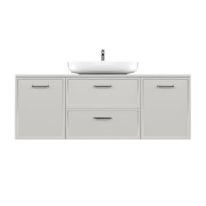 AURUM Soft Grey 140×50 szafka łazienkowa z szufladami