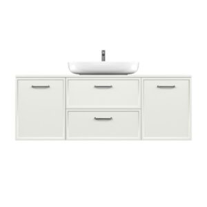 AURUM | Signal White 140×50 | szafka łazienkowa z szufladami