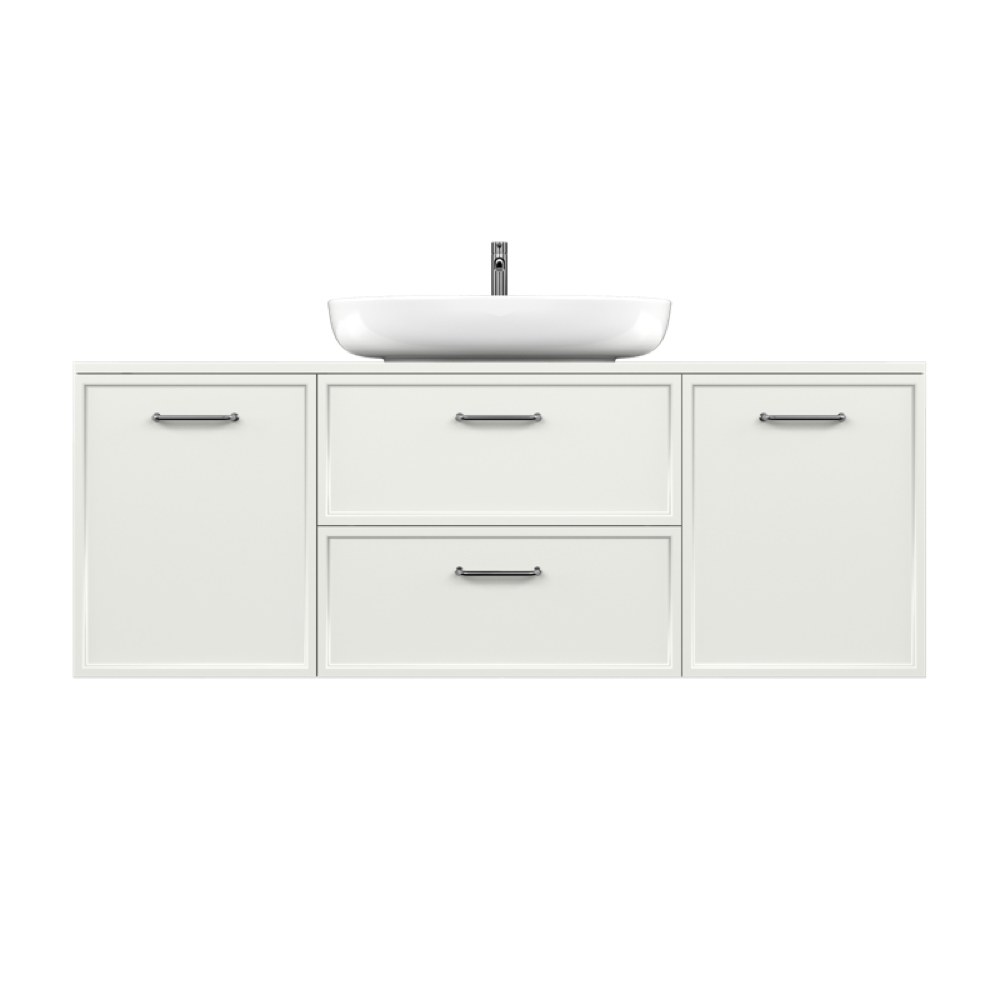 AURUM | Signal White 140×50 | szafka łazienkowa z szufladami