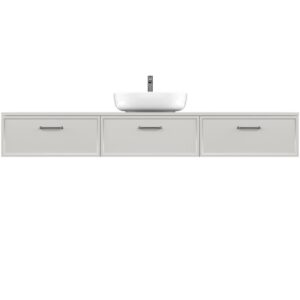 AURUM Soft Grey 180×25 szafka łazienkowa z szufladami