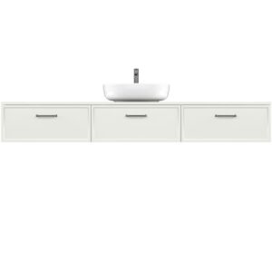AURUM | Signal White 180×25 | szafka łazienkowa z szufladami