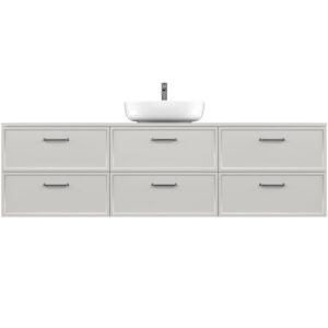 AURUM Soft Grey 180×50 szafka łazienkowa z szufladami