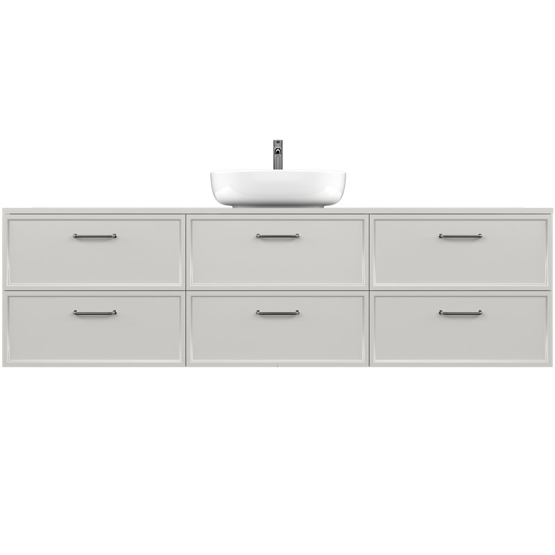 AURUM | Soft Grey 180×50 | szafka łazienkowa z szufladami