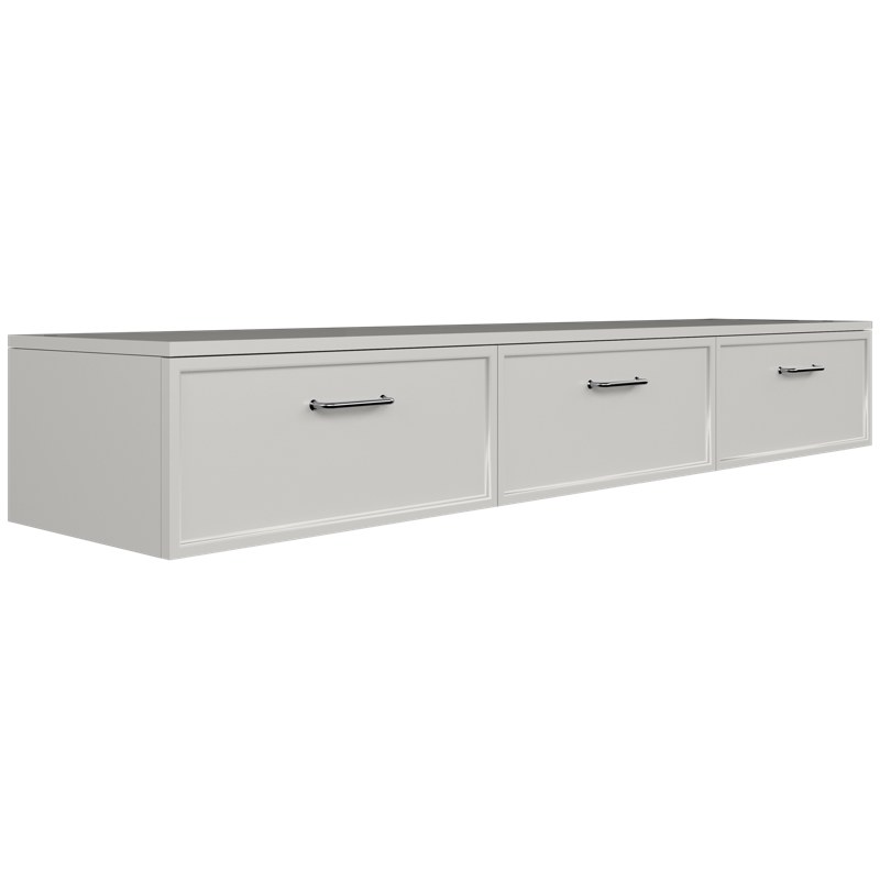AURUM Soft Grey 180×25 szafka RTV pod telewizor
