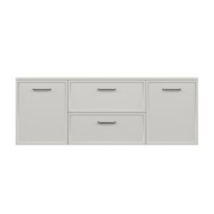 AURUM Soft Grey 140×50 komoda z szufladami
