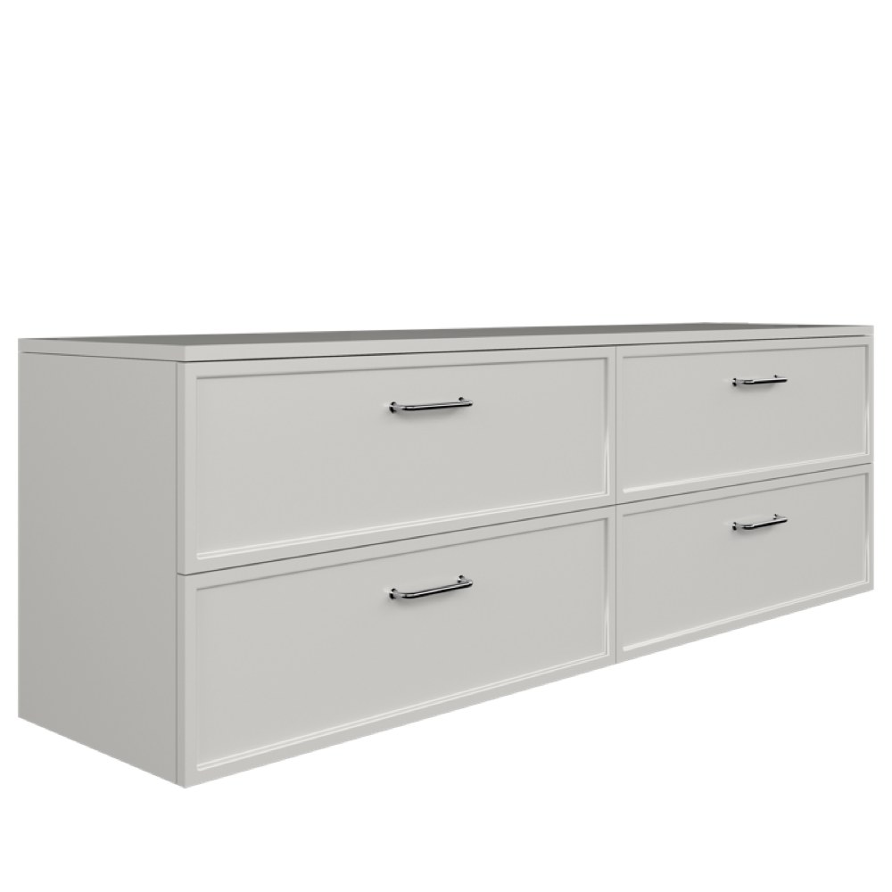 AURUM Soft Grey 160×50 komoda z szufladami