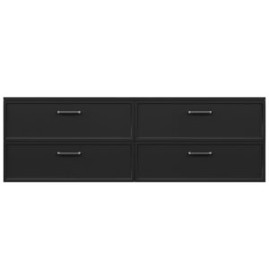 AURUM | Signal Black 160×50 | komoda z szufladami