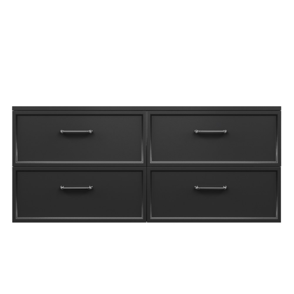 AURUM | Signal Black 120×50 | komoda z szufladami