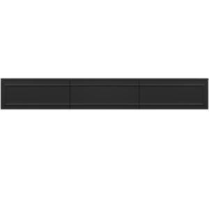 MOLDI | Signal Black 180×25 | szafka ze sztukateryjnym frontem