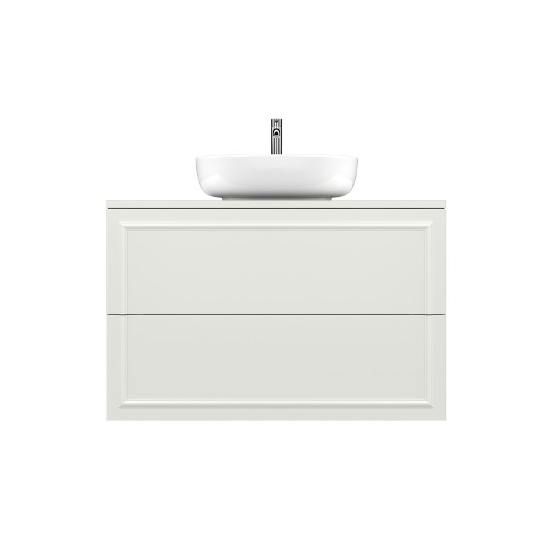 MOLDI | Signal White 80×50 | szafka ze sztukateryjnym frontem