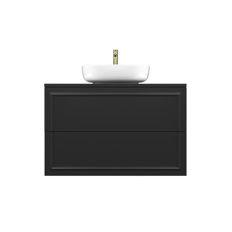 MOLDI Signal Black 80×50 szafka ze sztukateryjnym frontem
